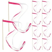Monyance ribbon wand 10pcs Wedding Streamers Wedding Ribbon Sticks Ribbon Fairy Sticks Ribbon Streamers(23.62X0.59X0Inches)